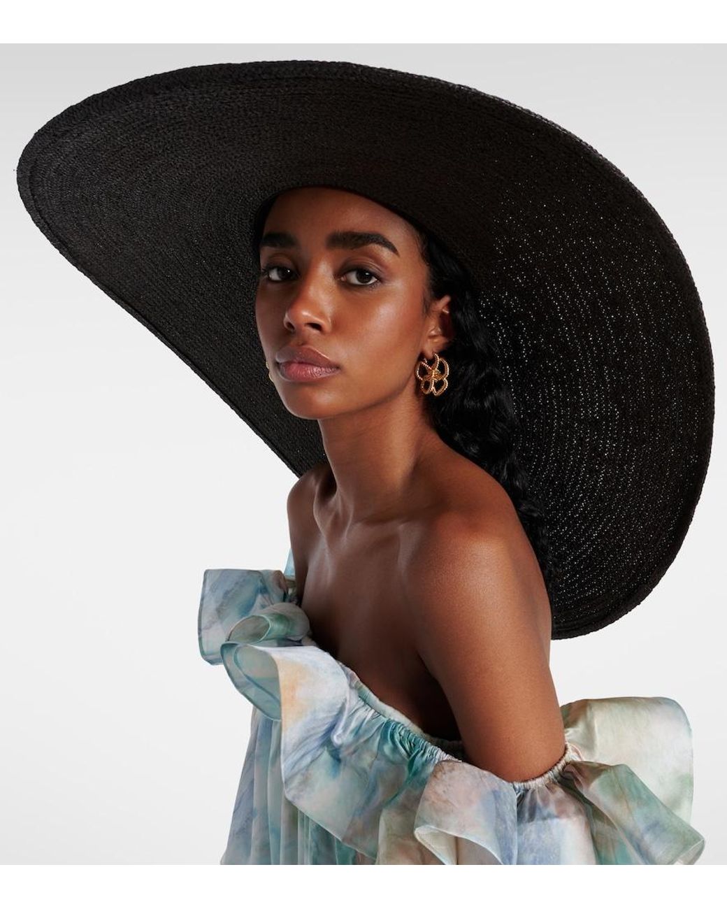 Chapeau En Raphia Zimmermann en coloris Brown