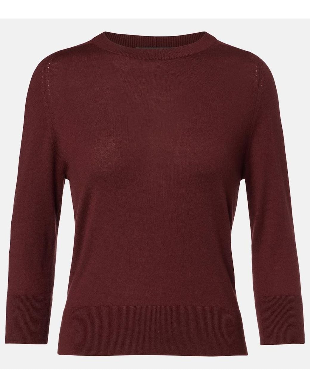 Loro Piana Red Piuma Cashmere Sweater