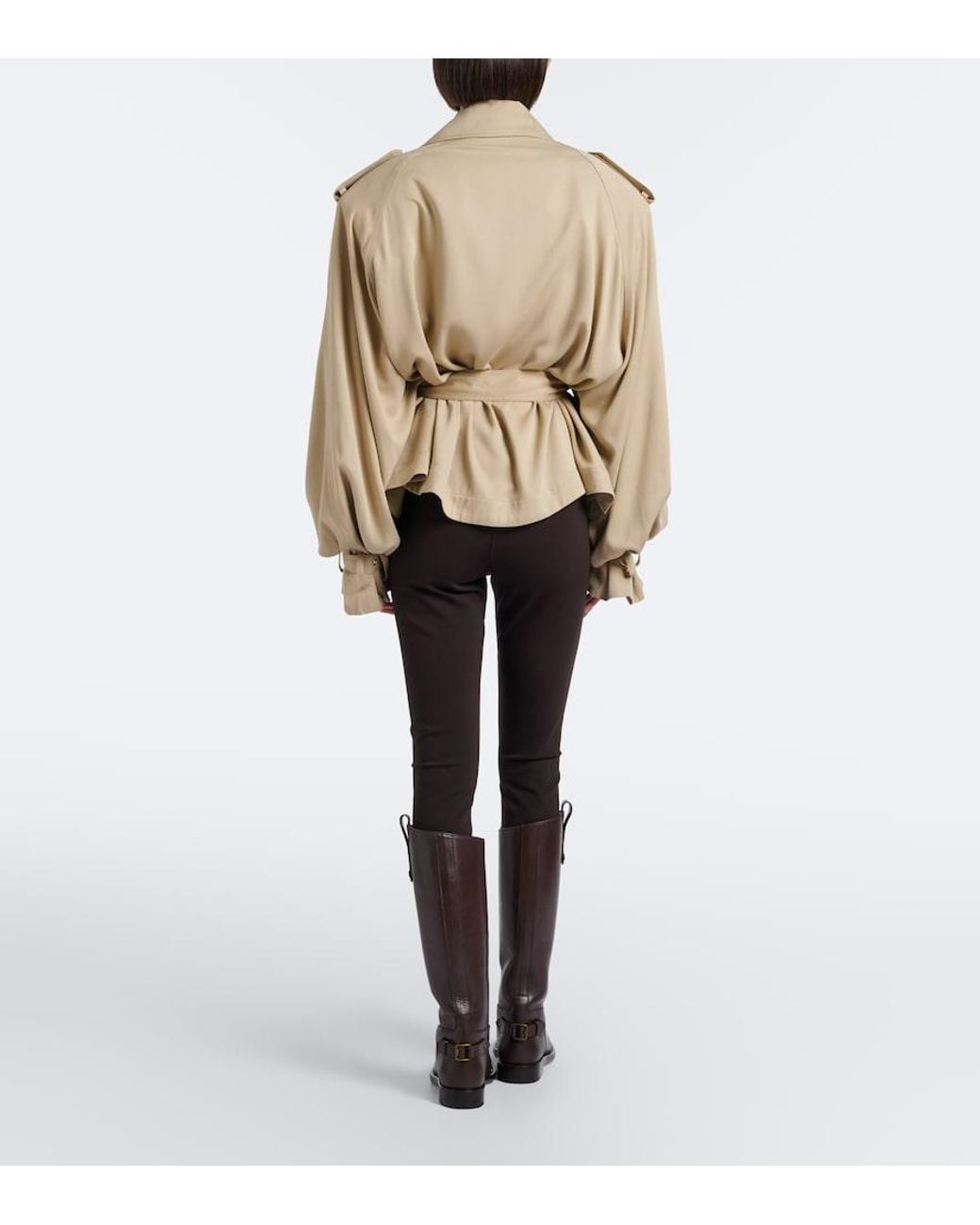 Sportmax Black Jersey Leggings