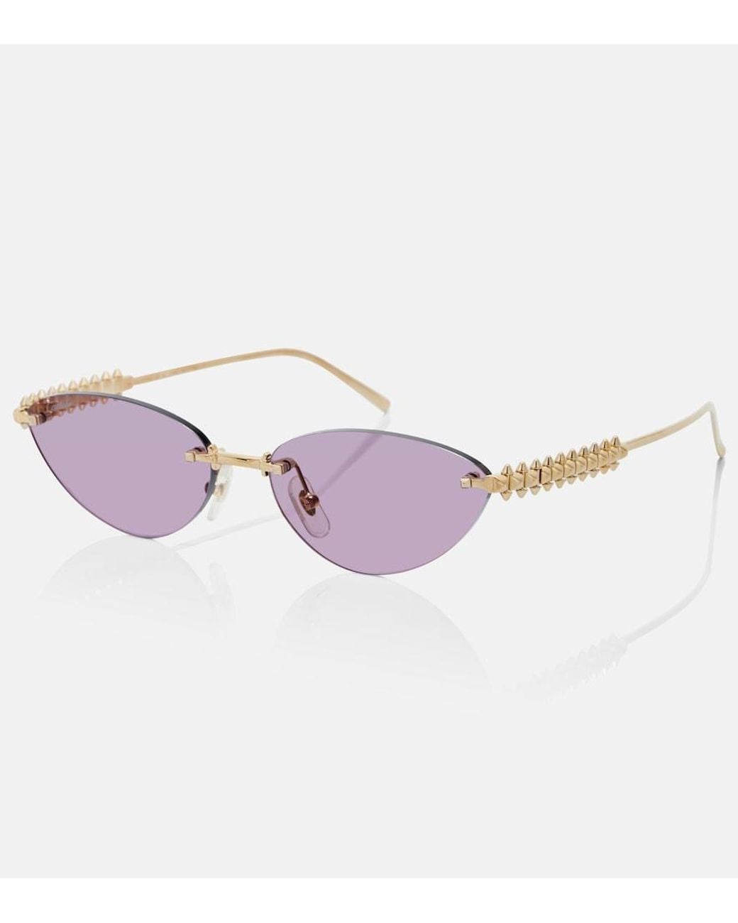 Cartier Purple Clash De Cartier Cat-Eye Sunglasses