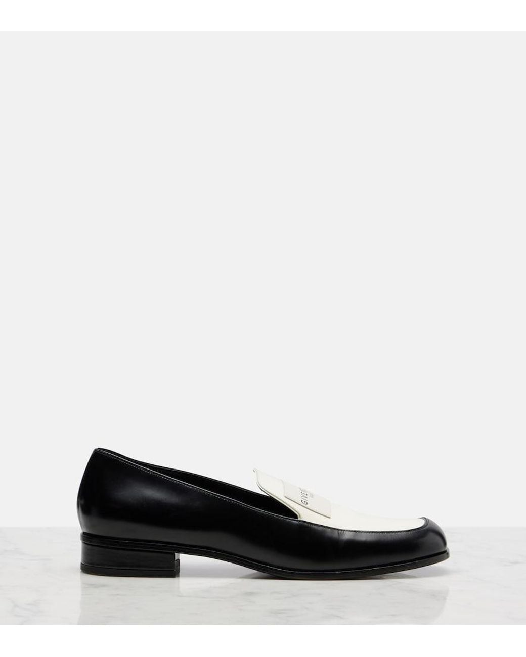 Givenchy Black Label Leather Loafers
