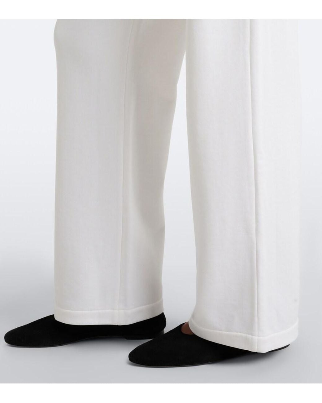 Eres White Duncan Fleece Sweatpants