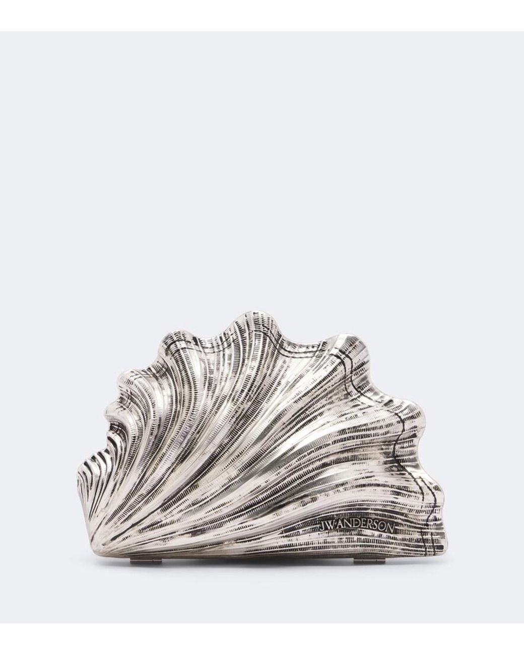 J.W. Anderson White Shell Clutch