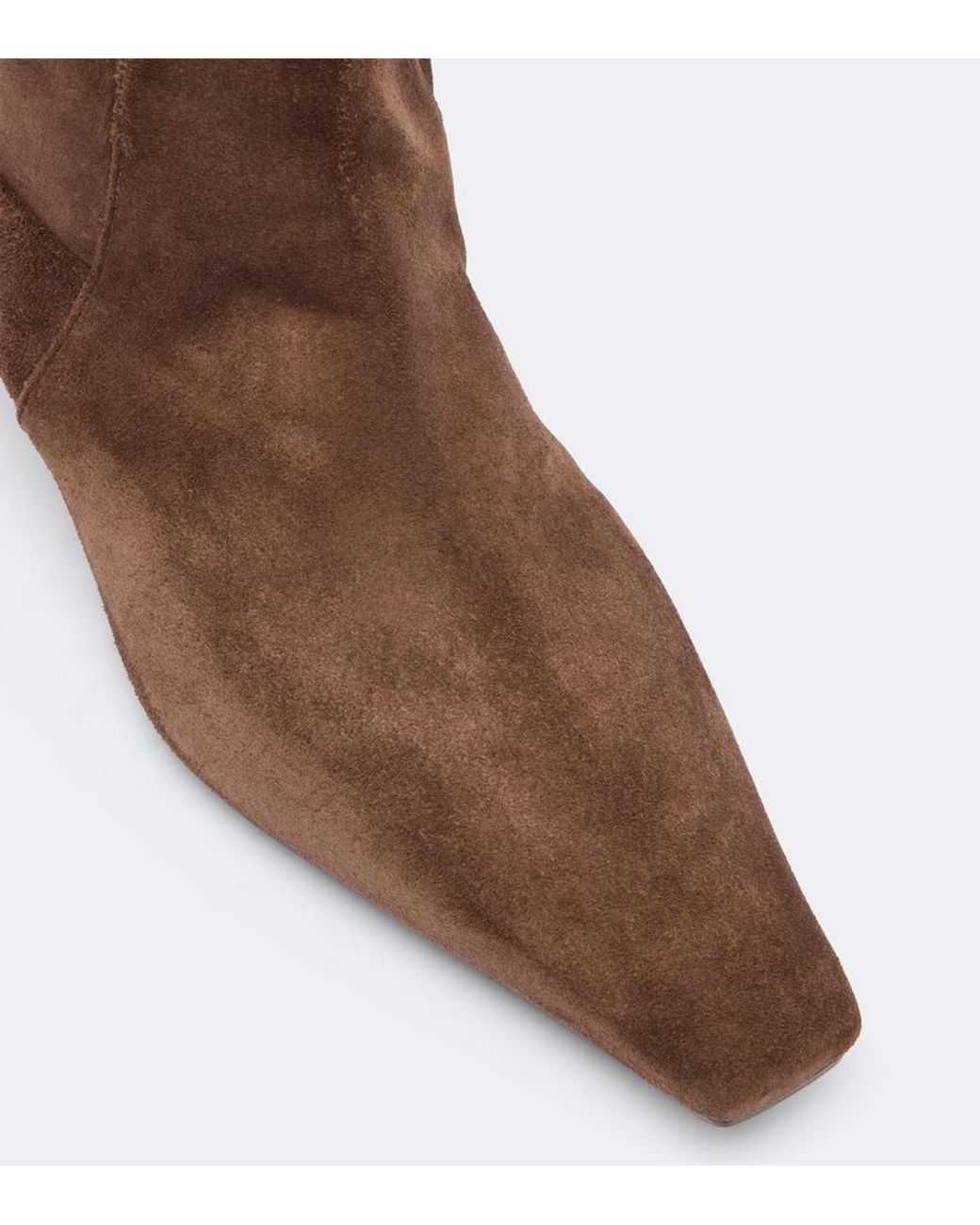 Brunello Cucinelli Brown Monili Suede Knee-High Boots