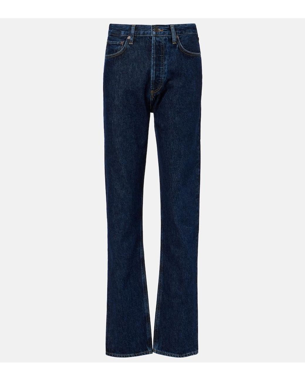 Agolde Blue '90S Straight Jeans