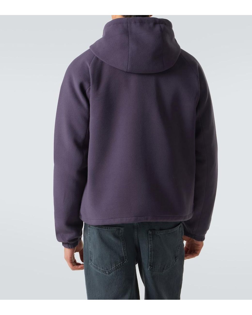 Prada Purple Hooded Jacket for men
