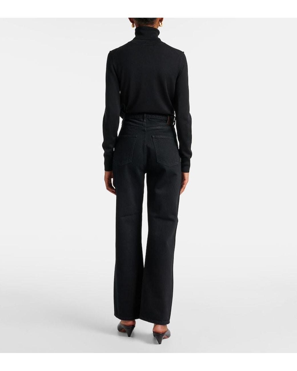 TOVE Blue Sade High-Rise Straight Jeans