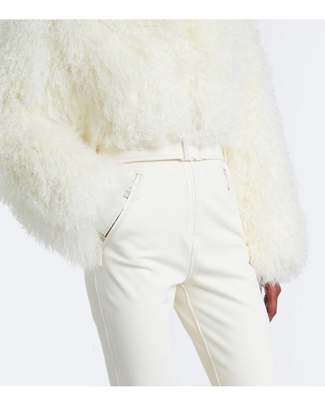 CORDOVA Natural Nozawa Belted Shearling-Trimmed Ski Suit