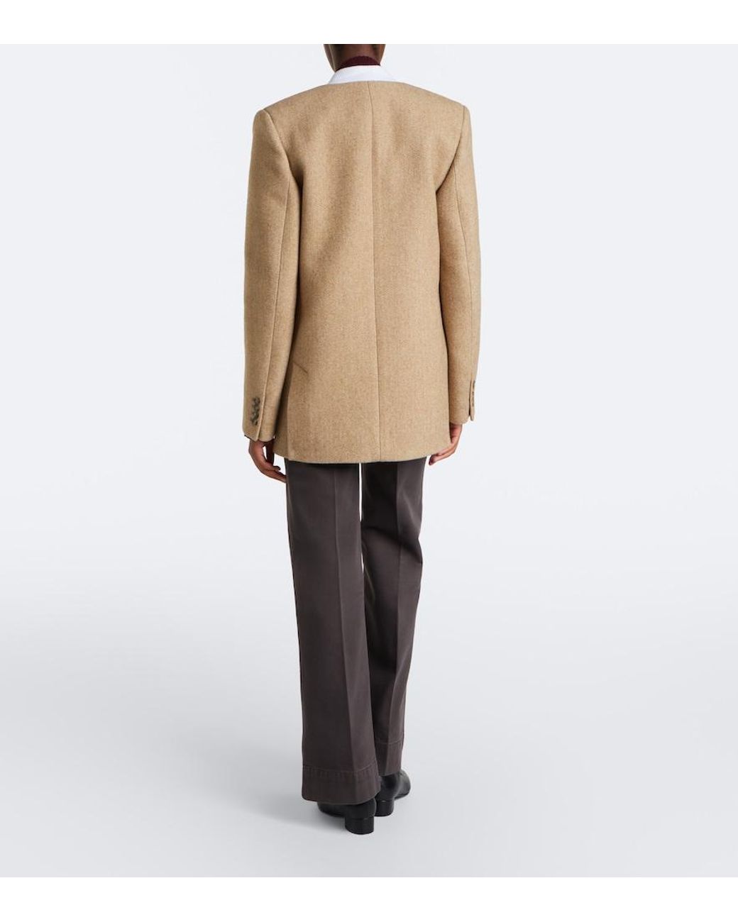 Victoria Beckham Gray Alina Wide-Leg Jeans
