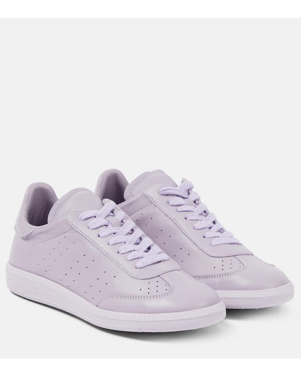 Isabel Marant Purple Kaycee Leather Sneakers