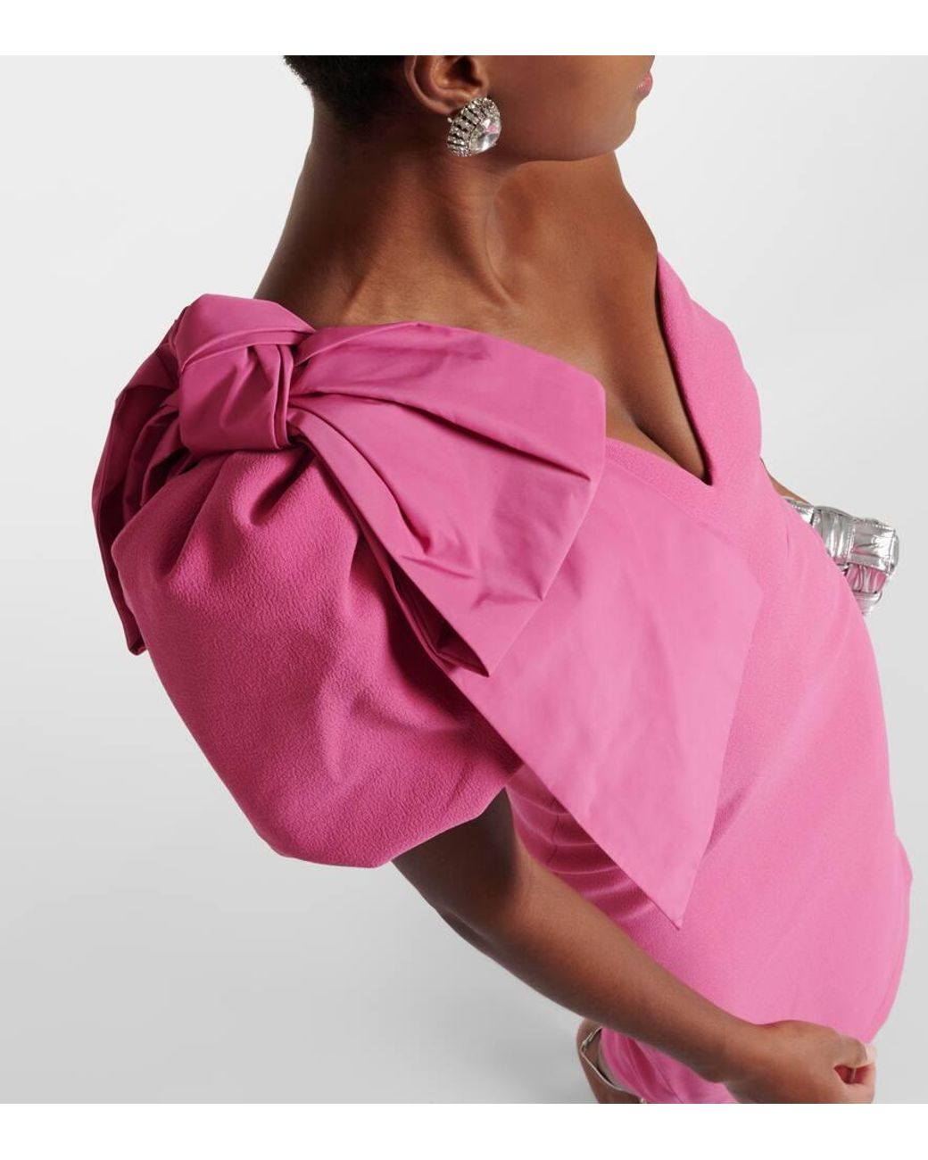 Rebecca Vallance Bridal Anais One-Shoulder Midi Dress in
