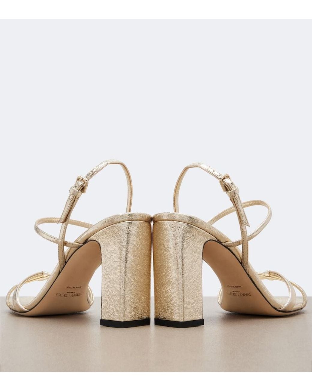 Jimmy Choo Natural Elsy Slingback Sandals