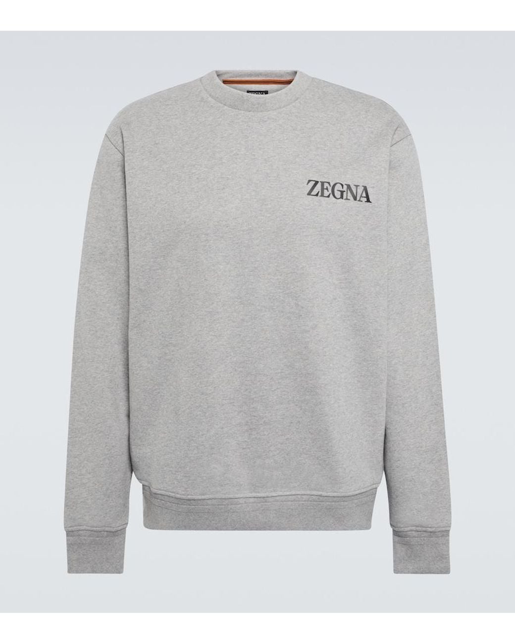 Zegna Gray #usetheexisting Cotton Sweatshirt for men