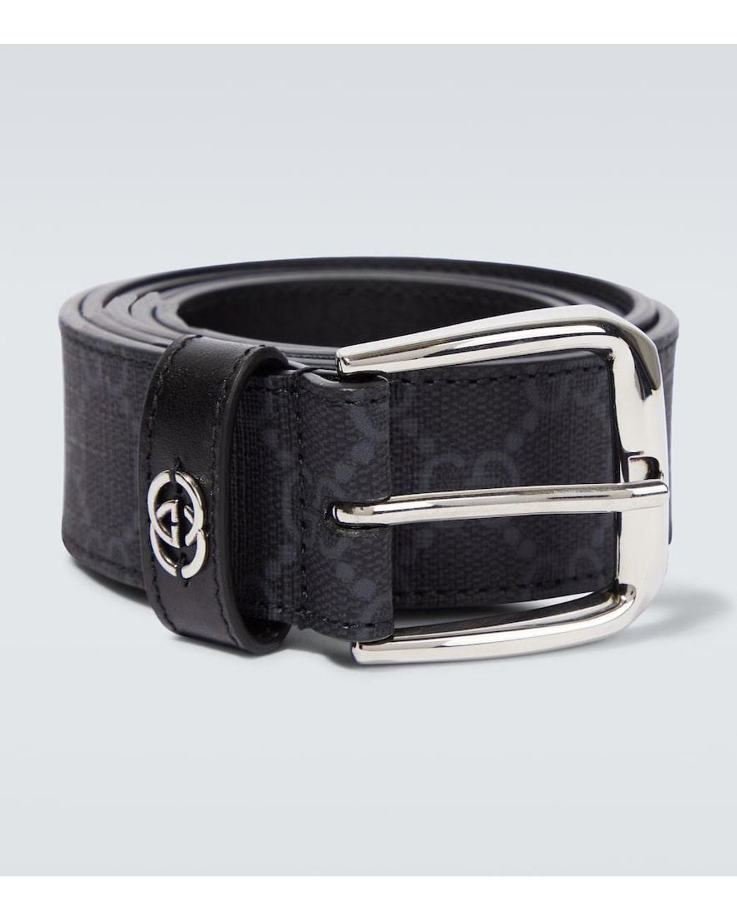 Gucci Gg Supreme Ledergürtel in Black für Herren