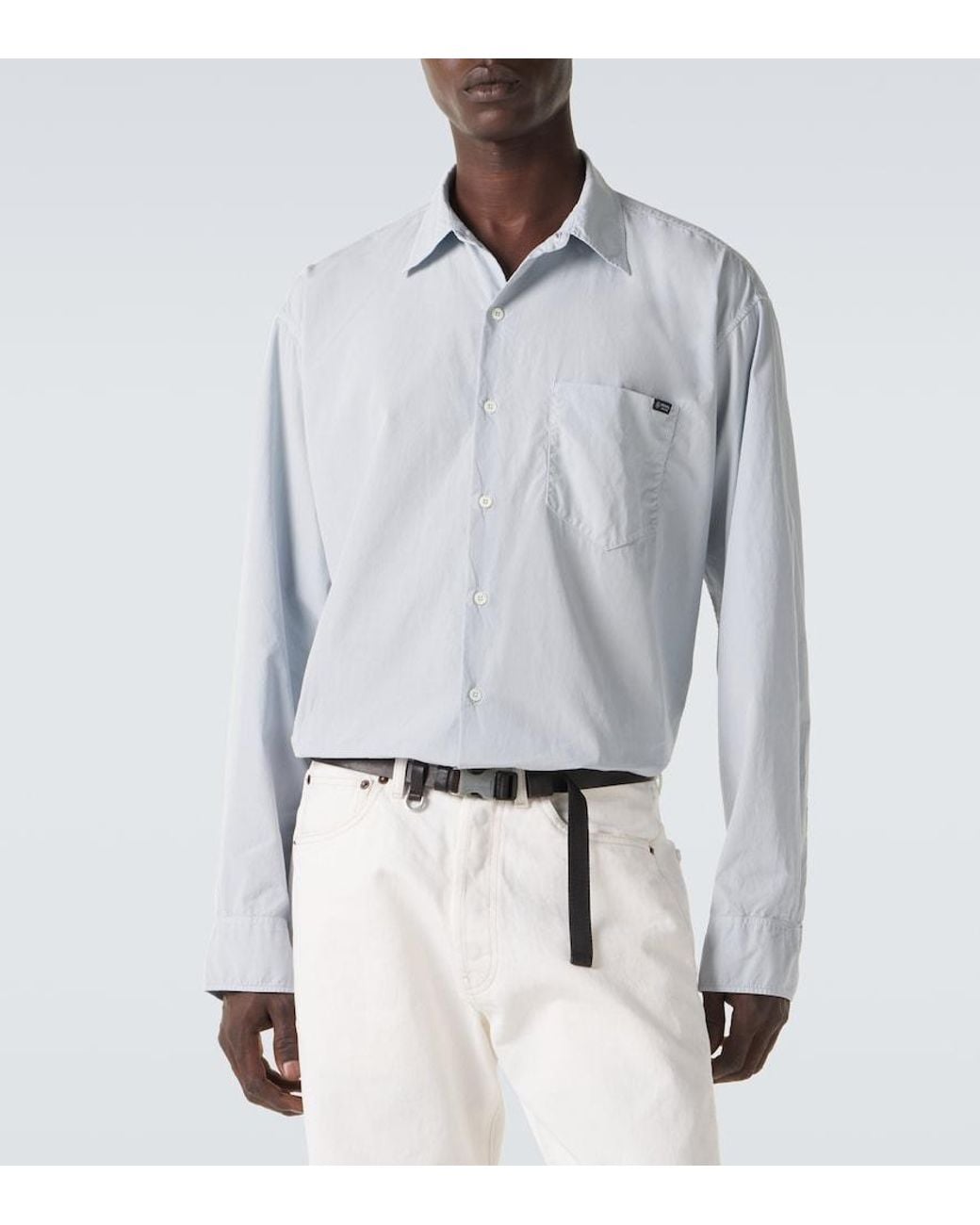 Prada White Cotton Shirt for men