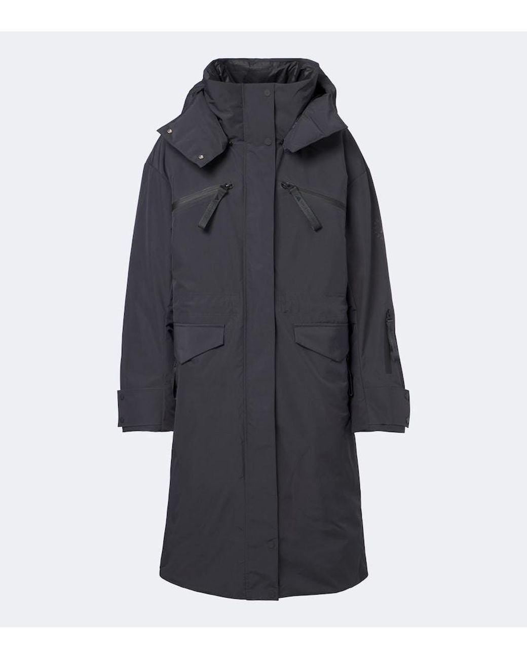 Adidas By Stella McCartney Blue Hooded Parka