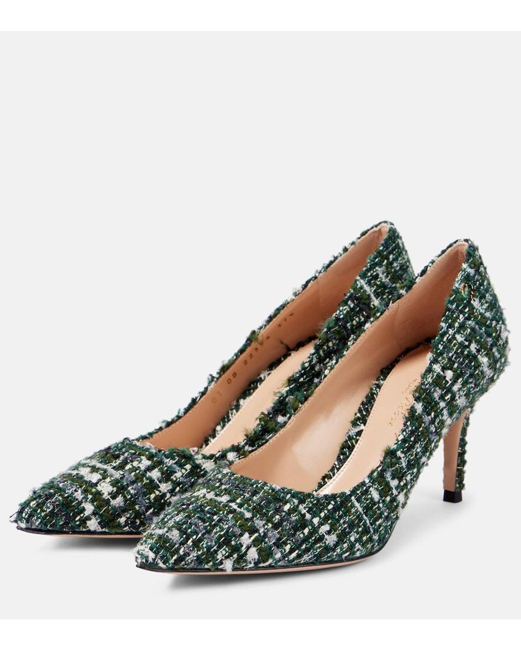 Gianvito Rossi Green 70 Boucle Pumps