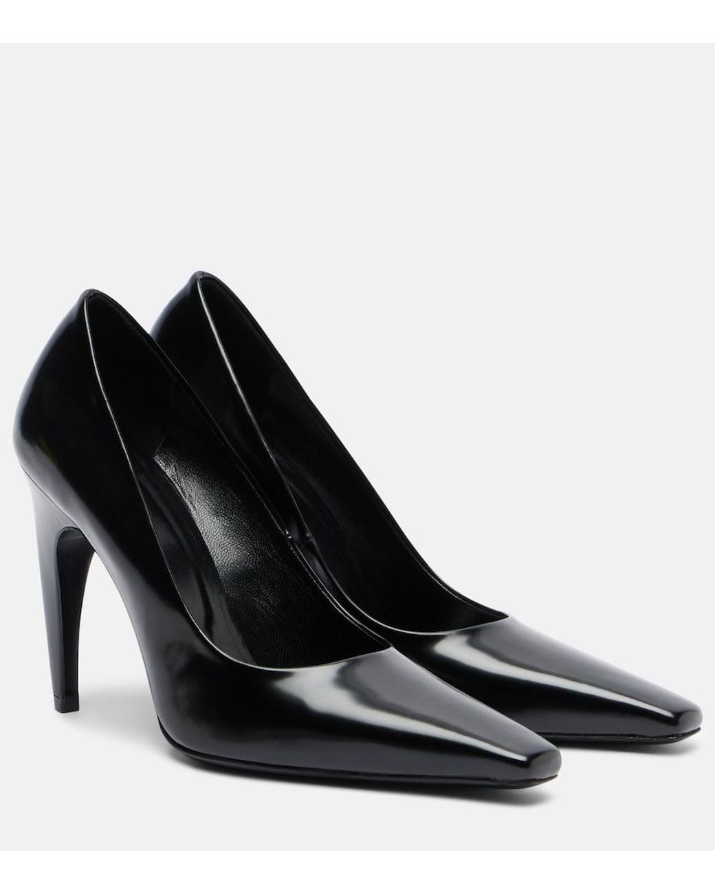 Jude Black Fame Leather Pumps