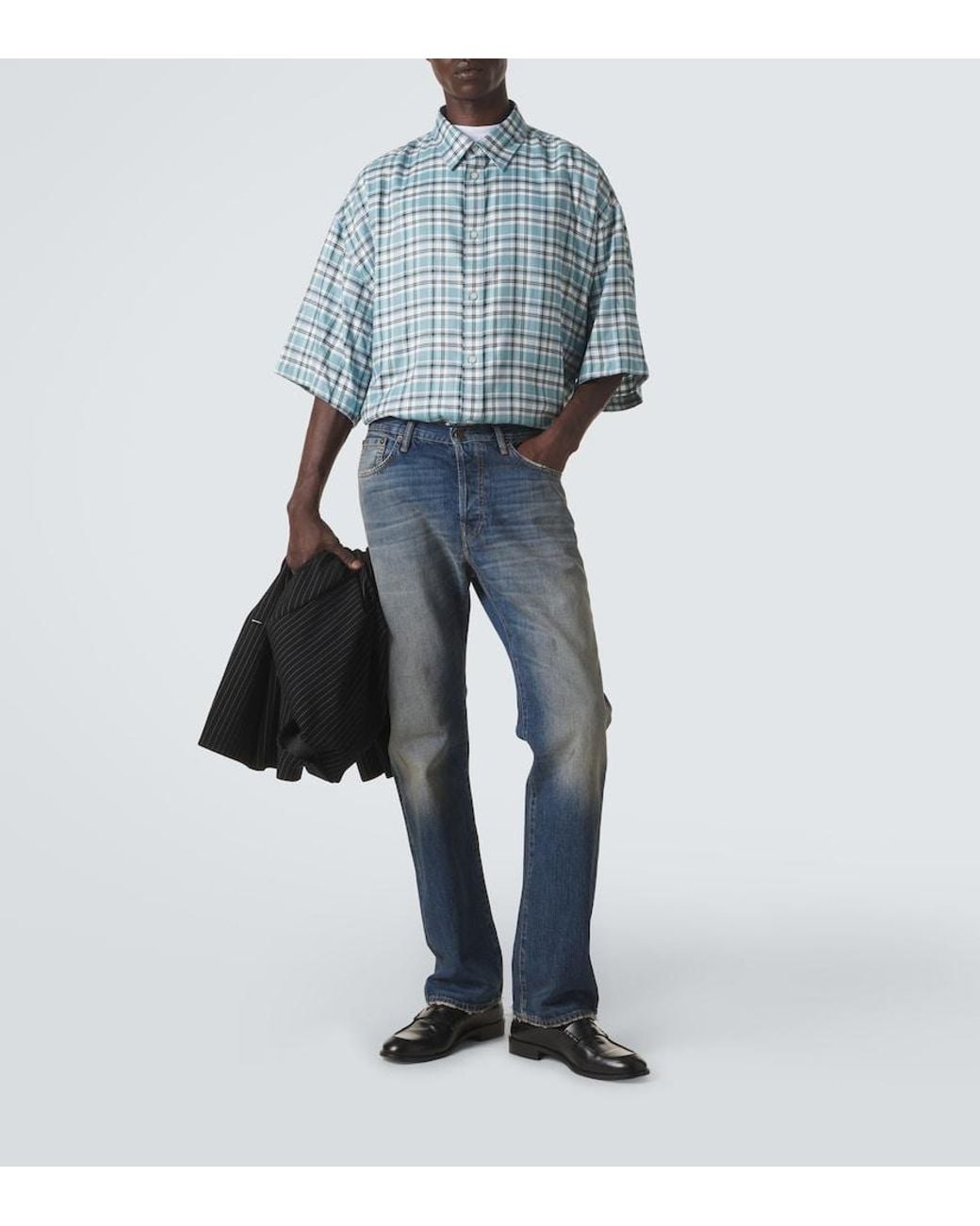 Acne Blue 1996 Straight Jeans for men