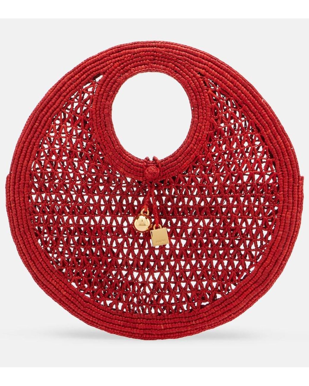 Borsa Spiaggia Small di Jacquemus in Red