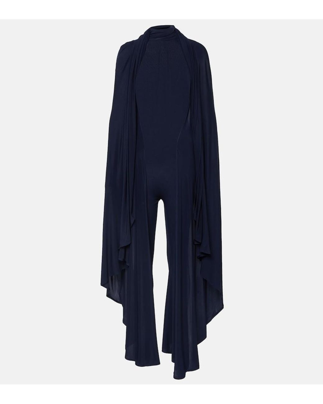 Alaïa Blue Jersey Jumpsuit