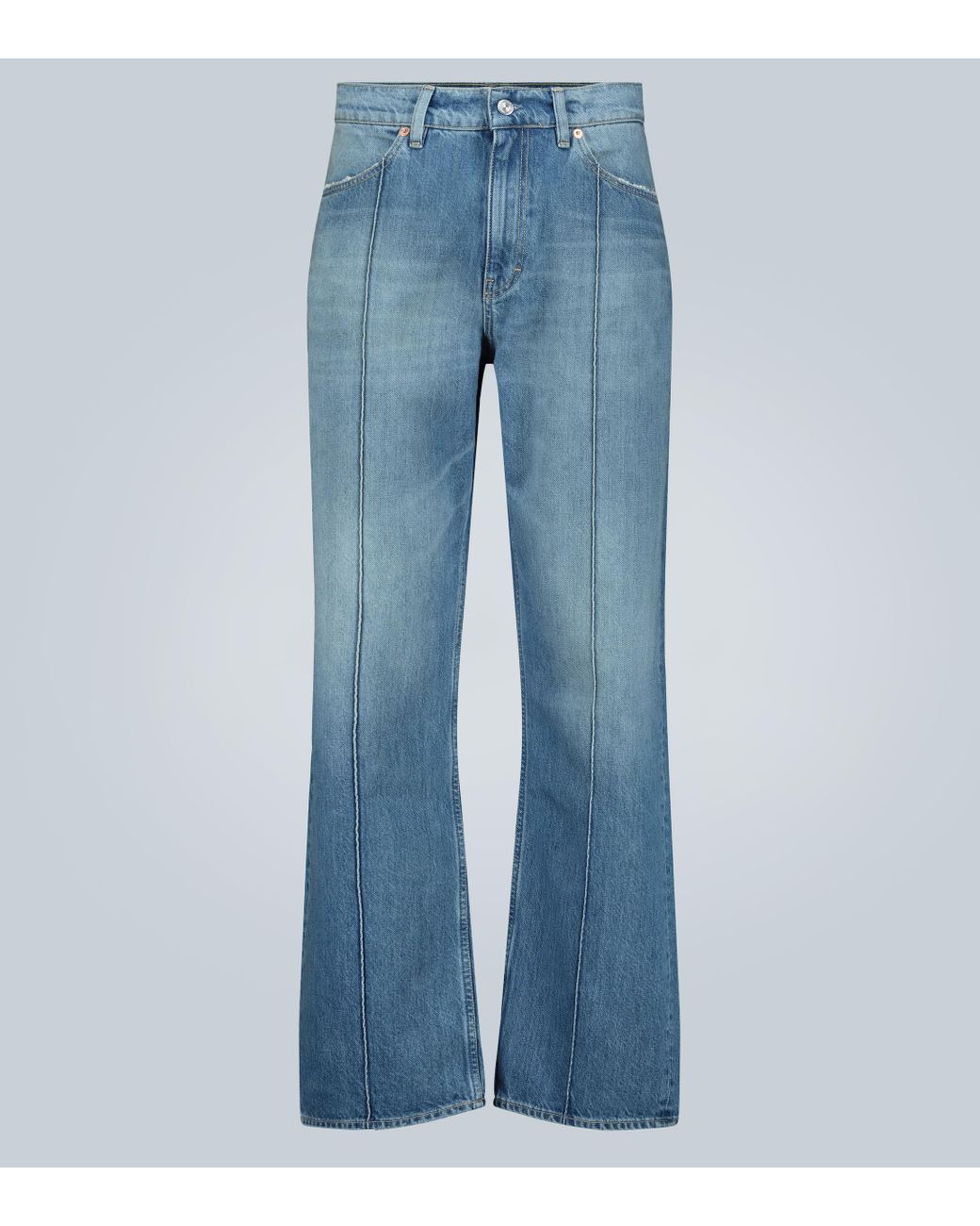 Our Legacy Denim Formal Cut Crease Jeans in Blue for Men Lyst