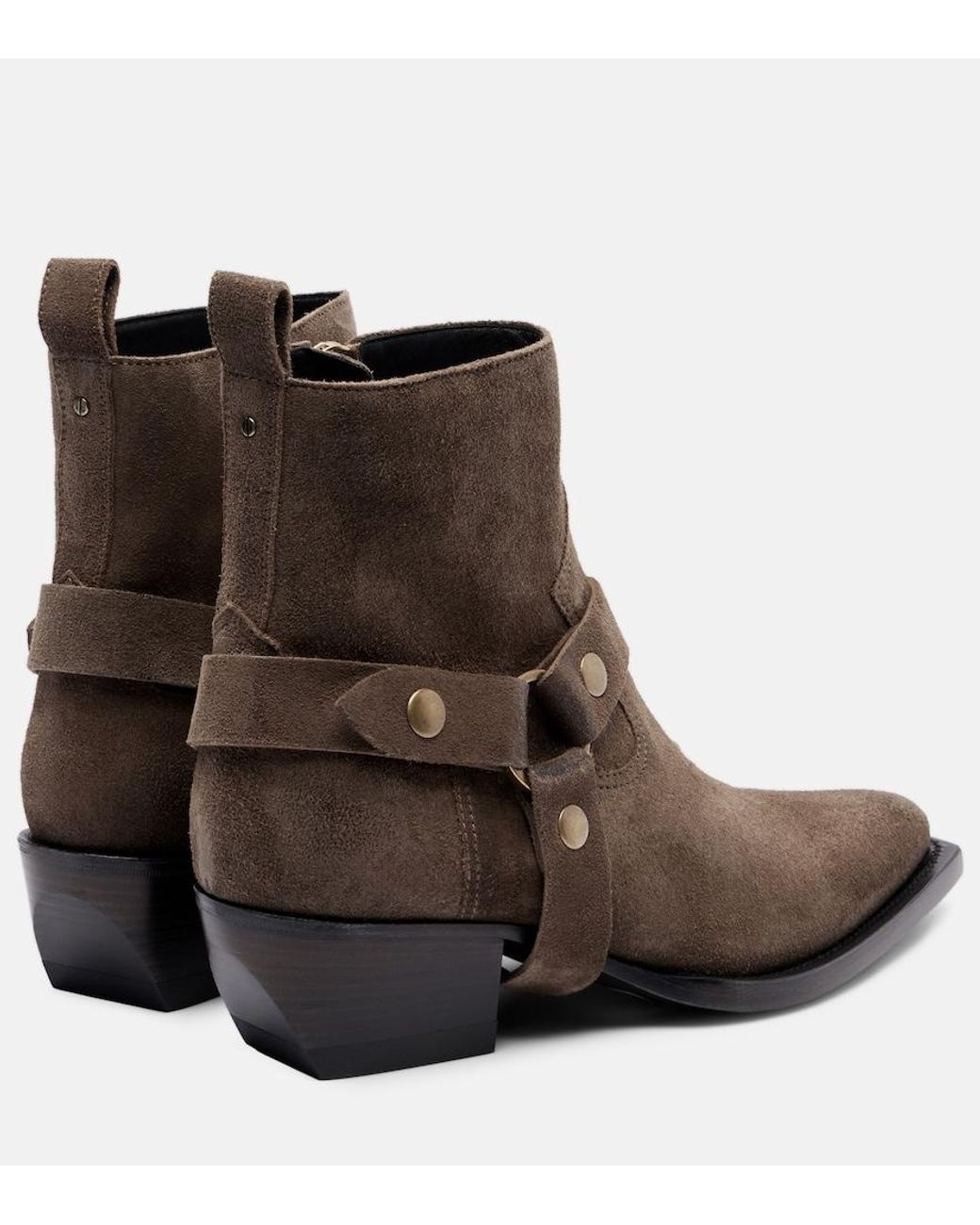Golden Goose Deluxe Brand Brown Debbie 45 Suede Ankle Boots