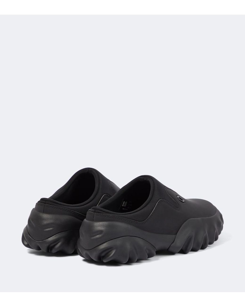Junya Watanabe Black X Oakley Suede Slip-On Sneakers for men