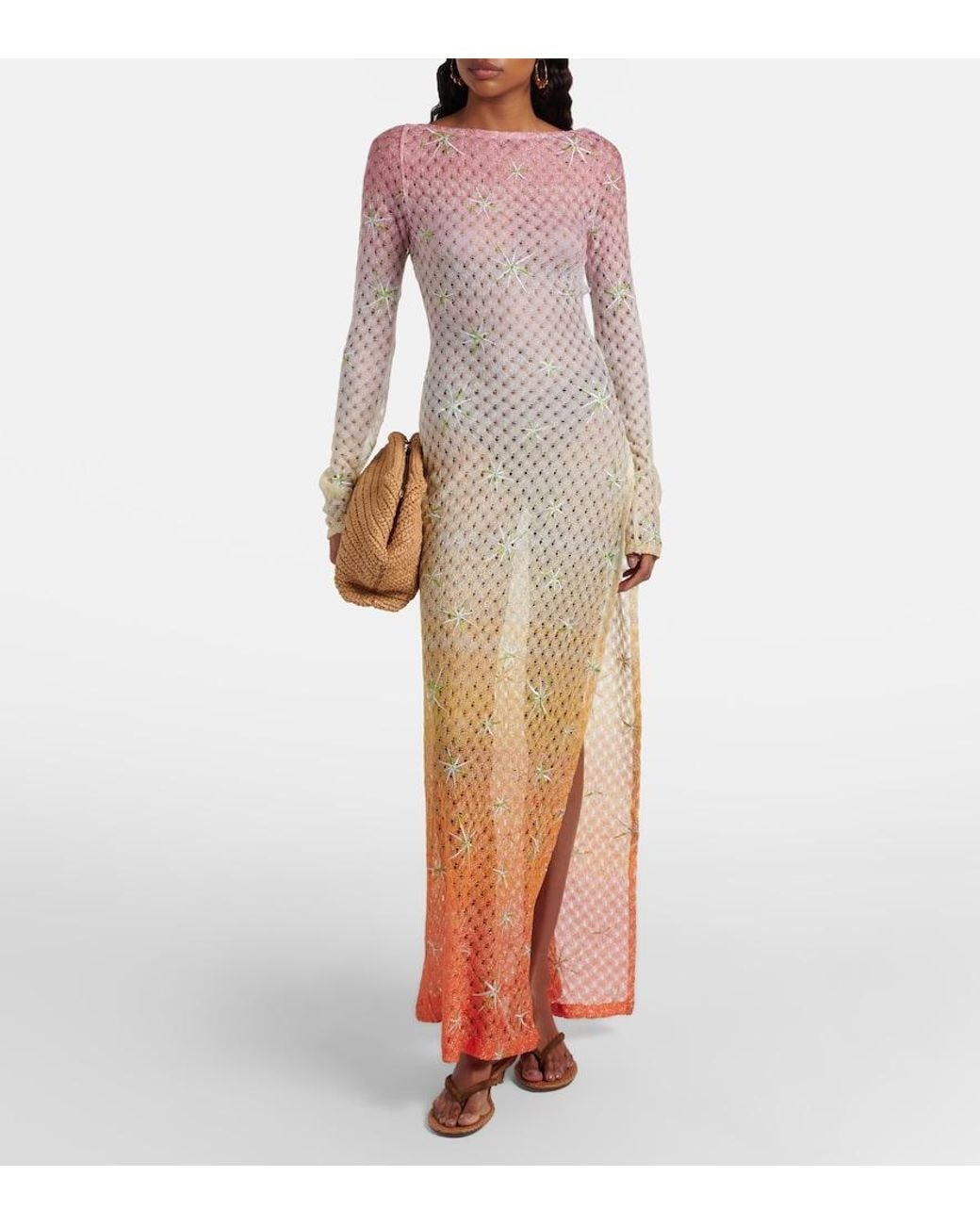 Missoni Natural Lame Beach Dress