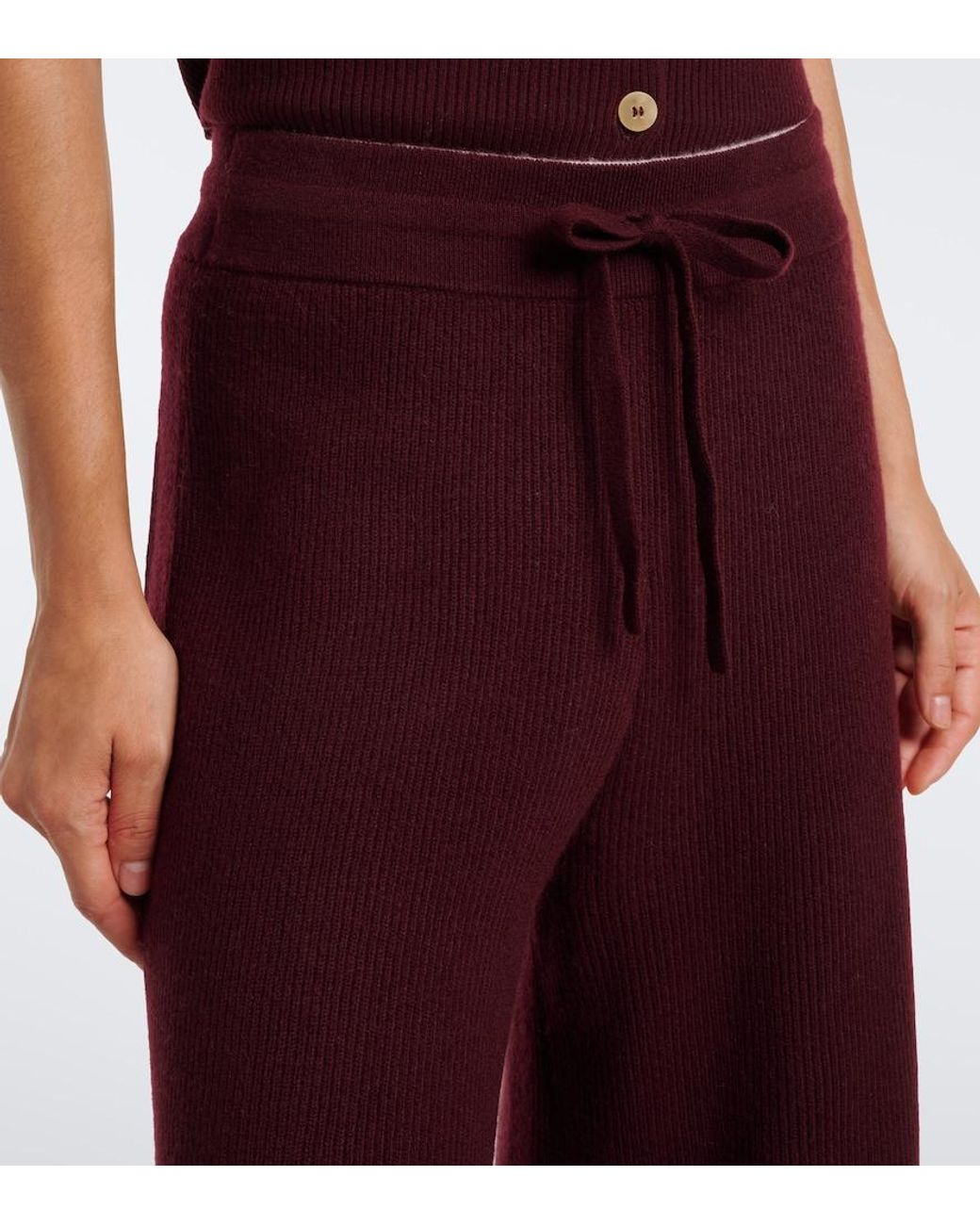 arch4 Red Beau Cashmere Sweatpants
