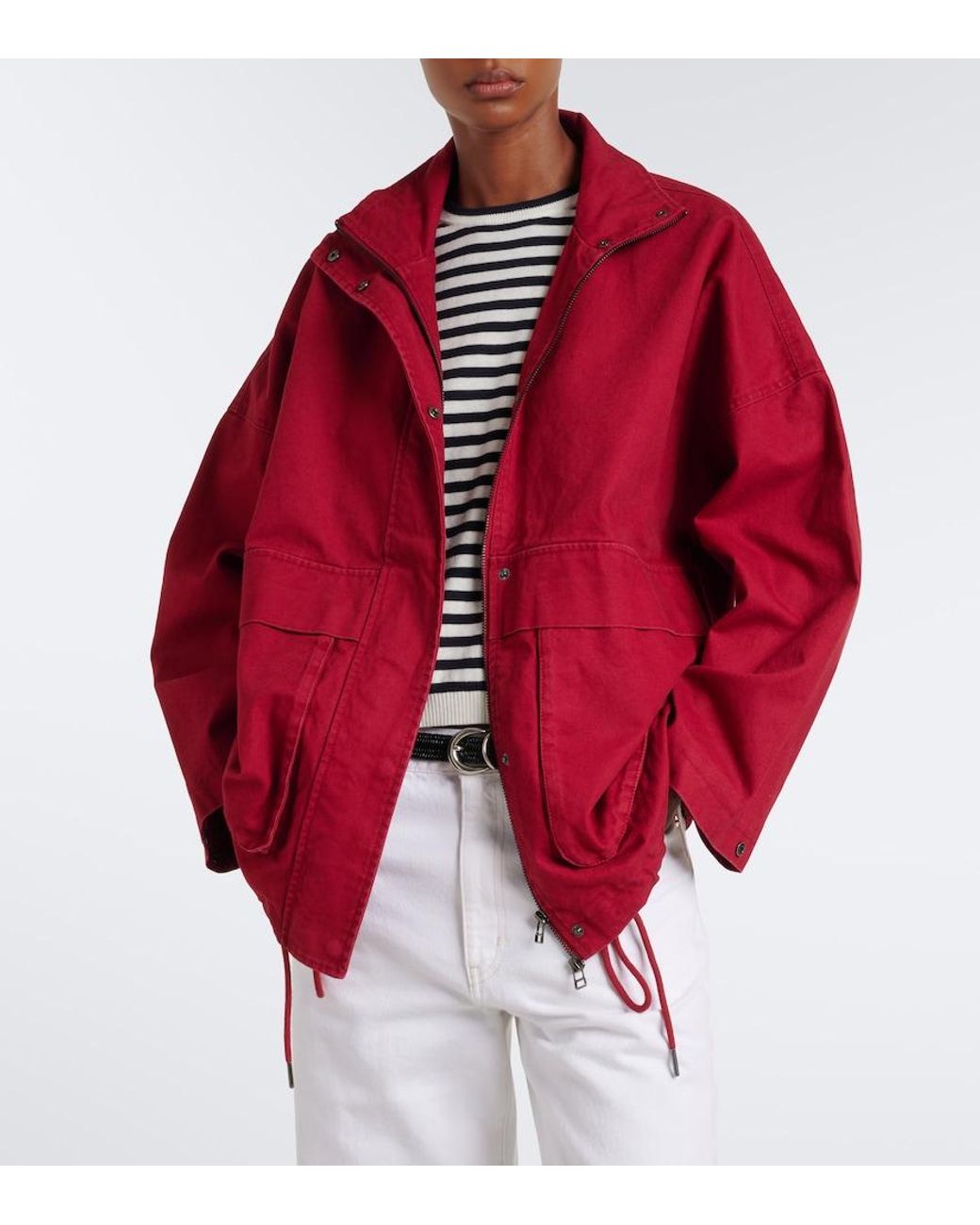 Velvet Red Hunter Cotton Parka