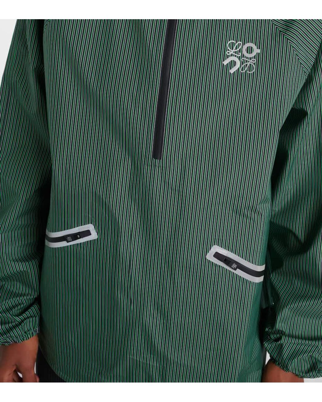 Loewe Green X On Storm Anorak Jacket