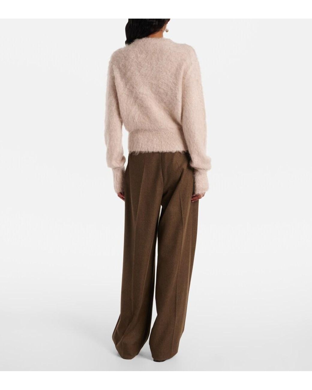 Pullover Cherry Hill di Loro Piana in Natural