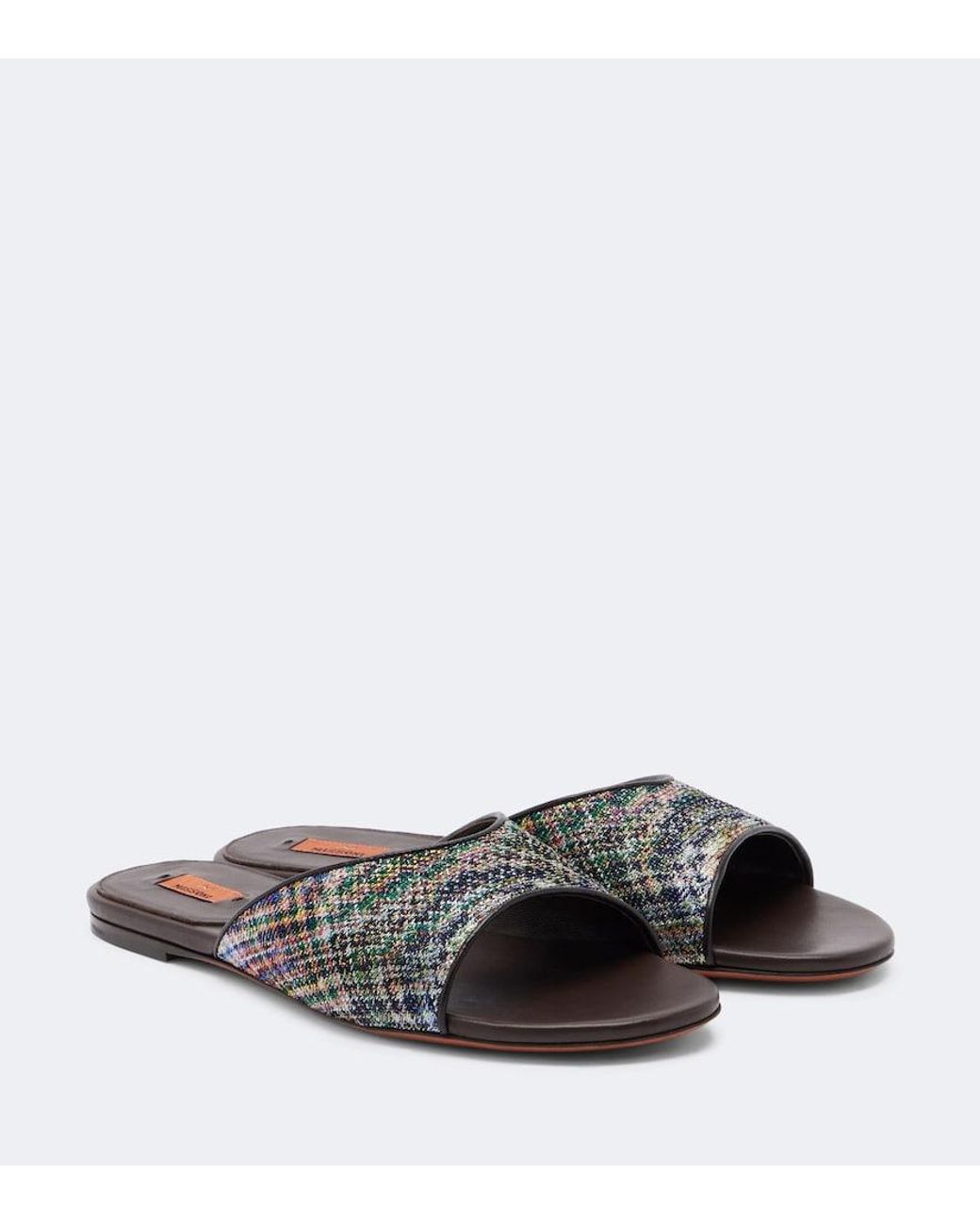 Missoni Multicolor Liza Lame Mules