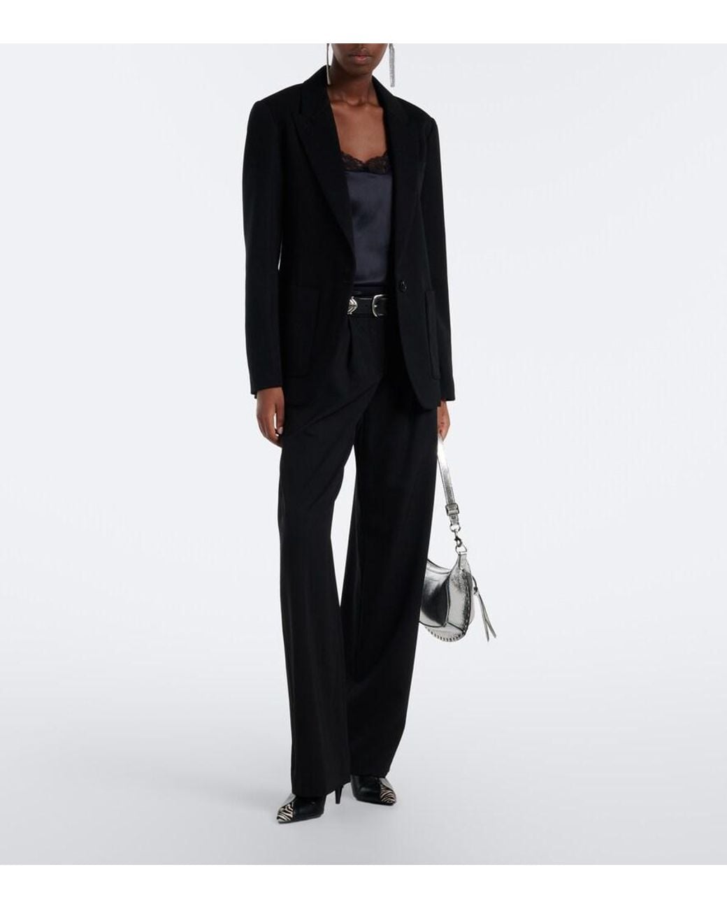 Isabel Marant Black Pomili Virgin Wool Blazer