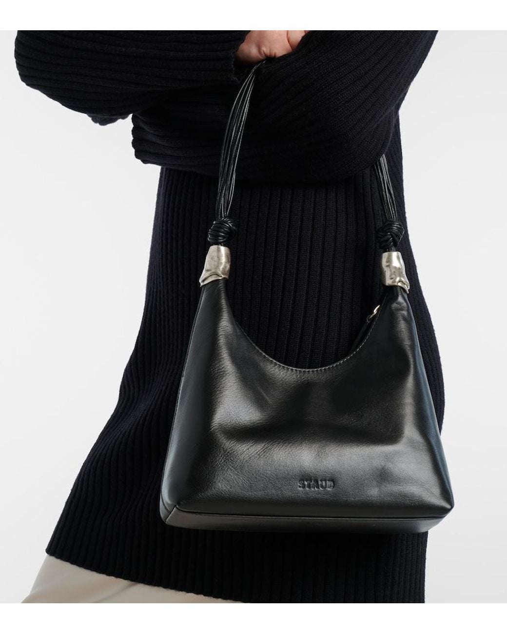 Borsa A Spalla Cuff di Staud in Black