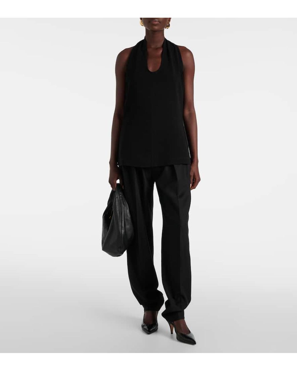 Proenza Schouler Black Top Miller Aus Crepe