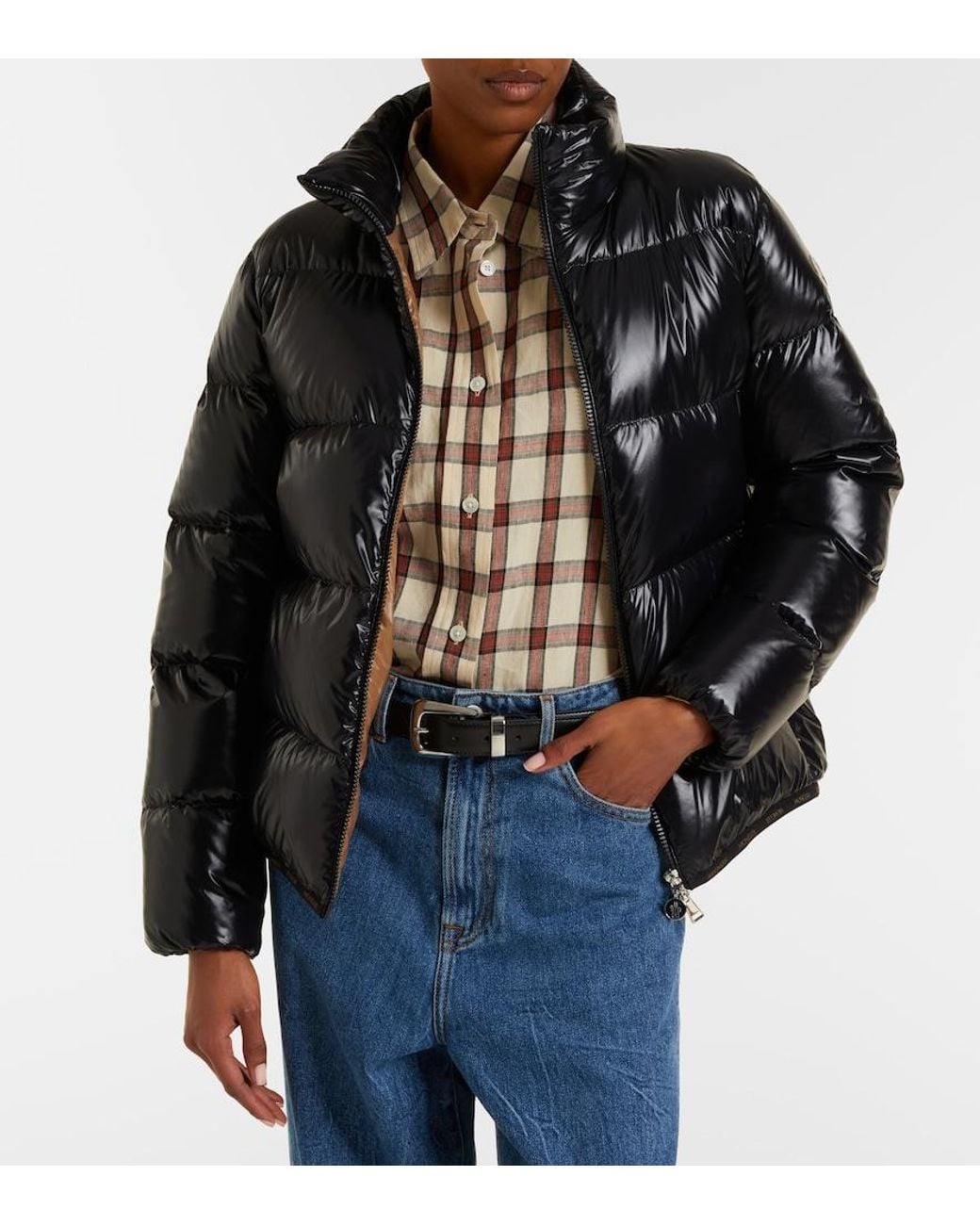 Moncler Black Abbadia Down Jacket