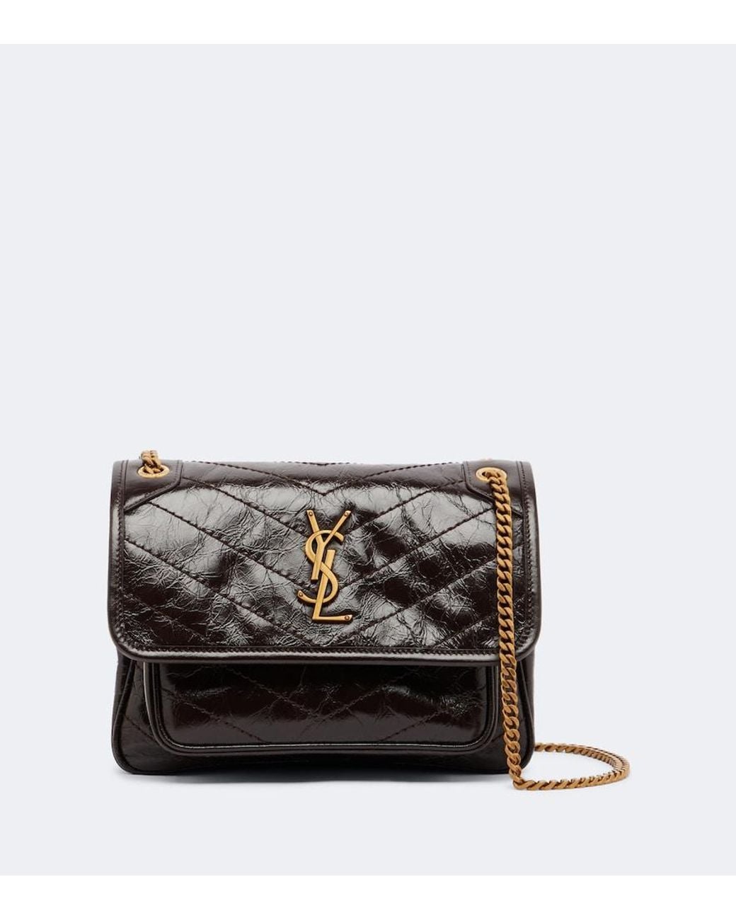 Saint Laurent Black Niki Small Leather Shoulder Bag