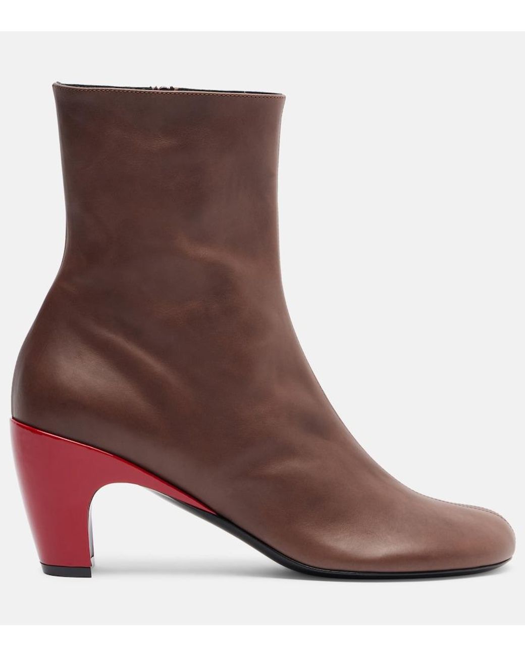Dries Van Noten Brown 65 Leather Ankle Boots