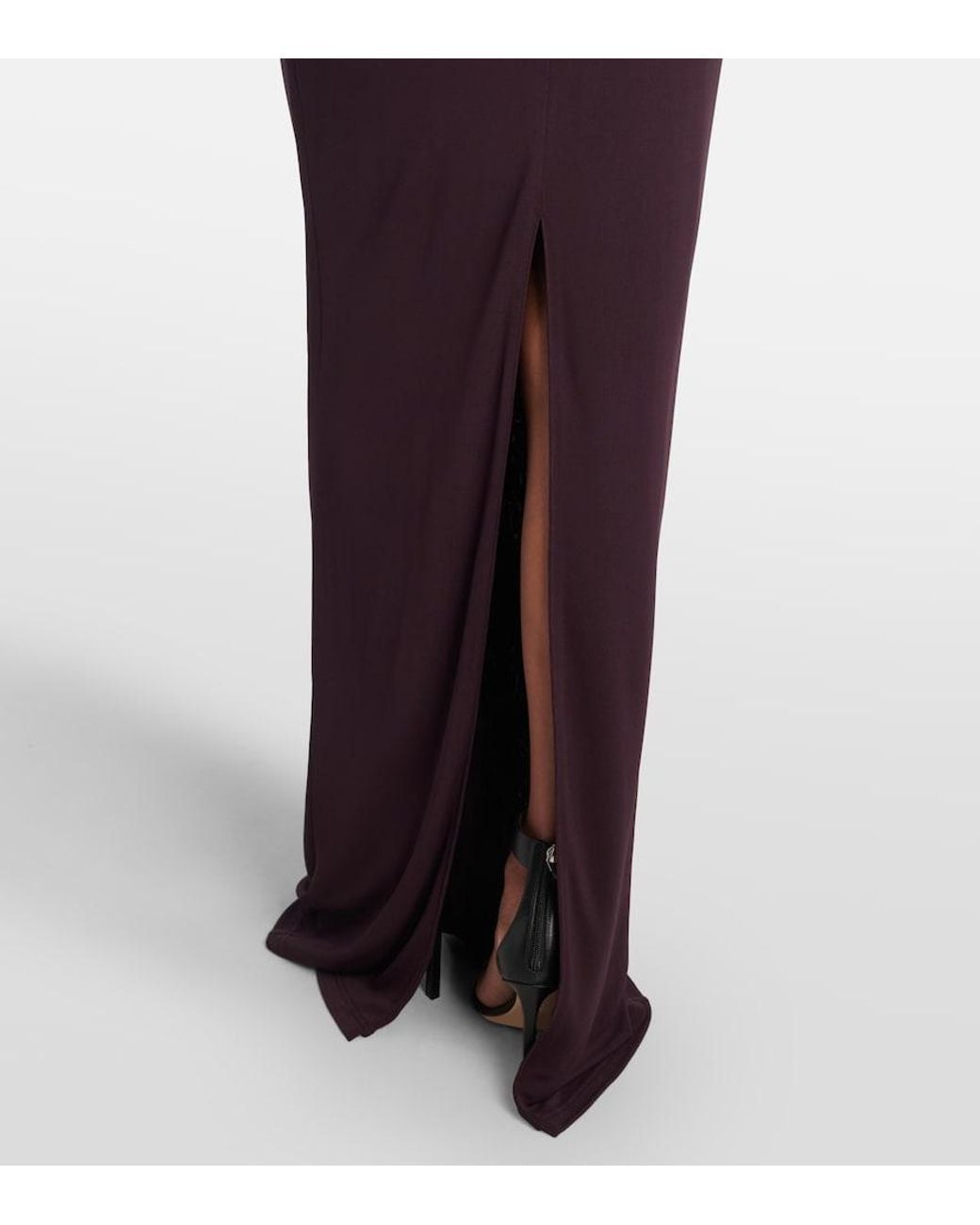 Robe Longue En Crepe Tom Ford en coloris Purple