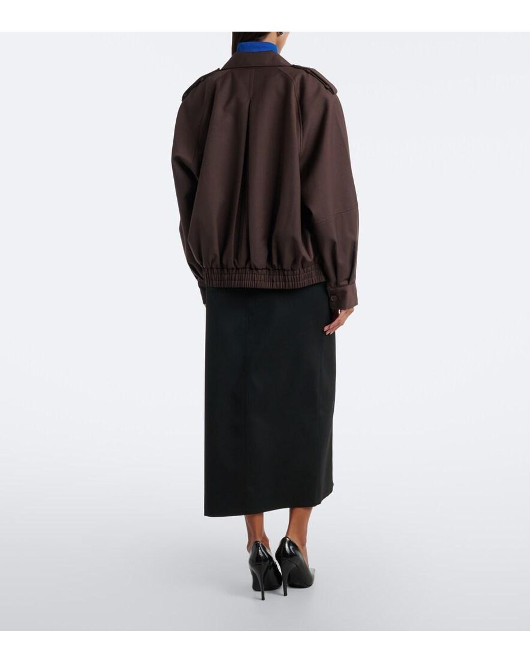 Frankie Shop Black Maybelle Pencil Skirt