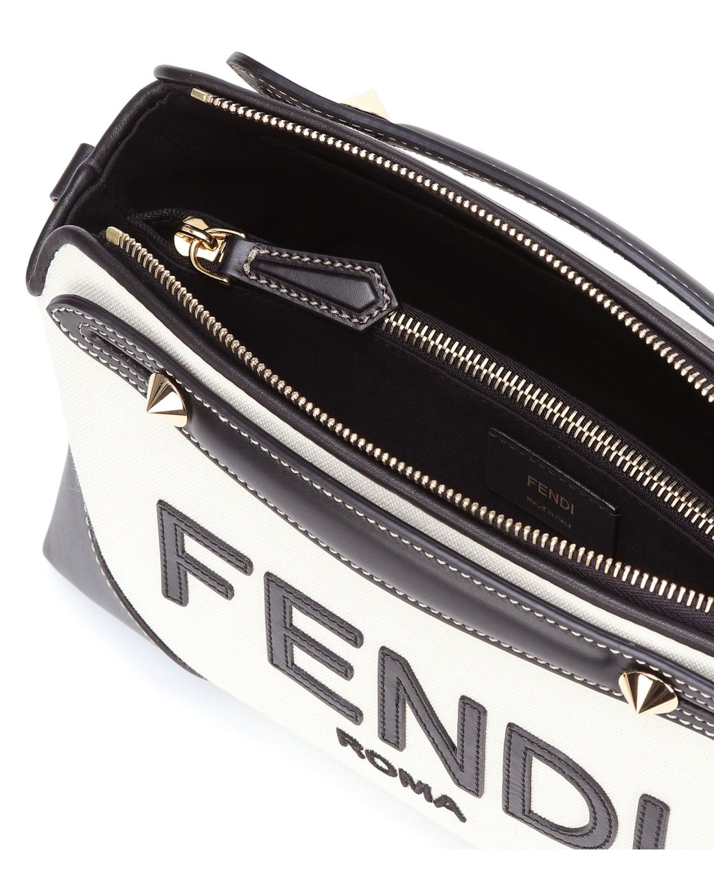 Fendi By The Way Medium Shoulder Bag in White