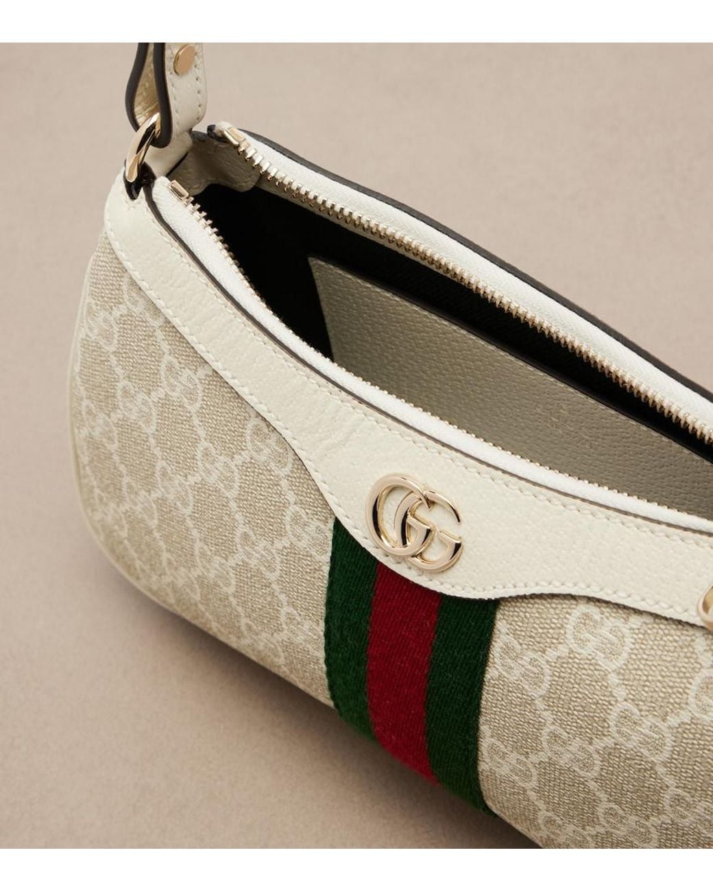 Gucci Natural Ophidia Gg Small Shoulder Bag
