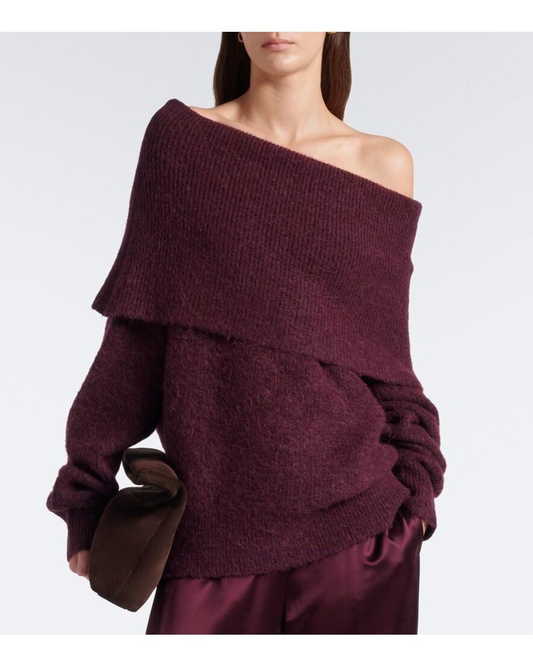 Joseph Purple Pullover Bee Aus Strick