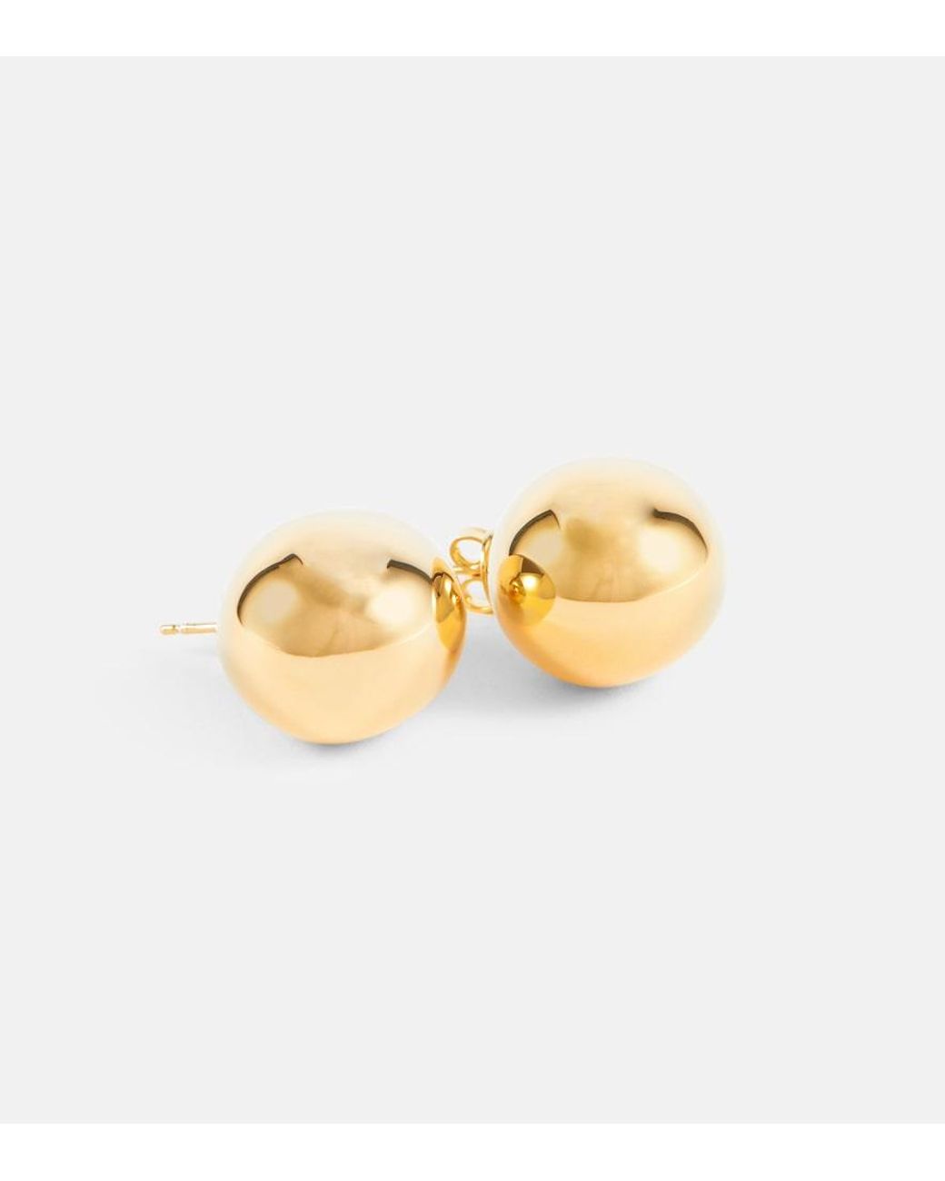 Bottega Veneta Metallic Drop-Plated Sterling Earrings