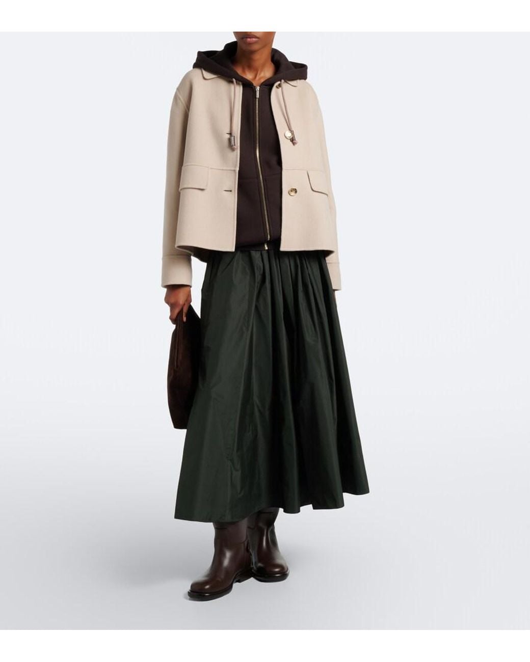 Max Mara Natural Virgin Wool Jacket