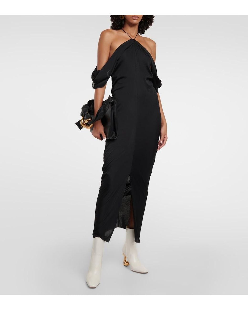 J.W. Anderson White Bubble Leather Ankle Boots