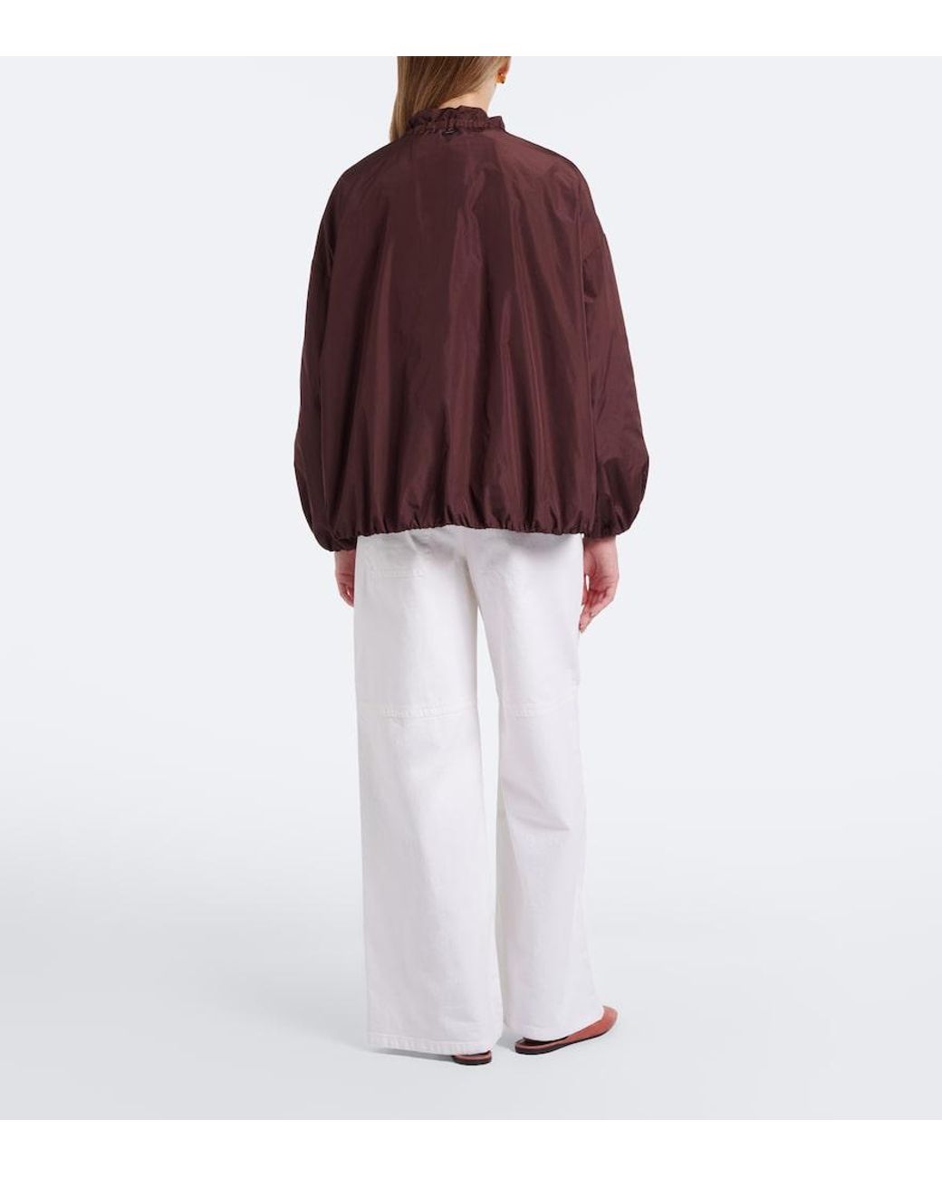 Max Mara White Wide-Leg Jeans