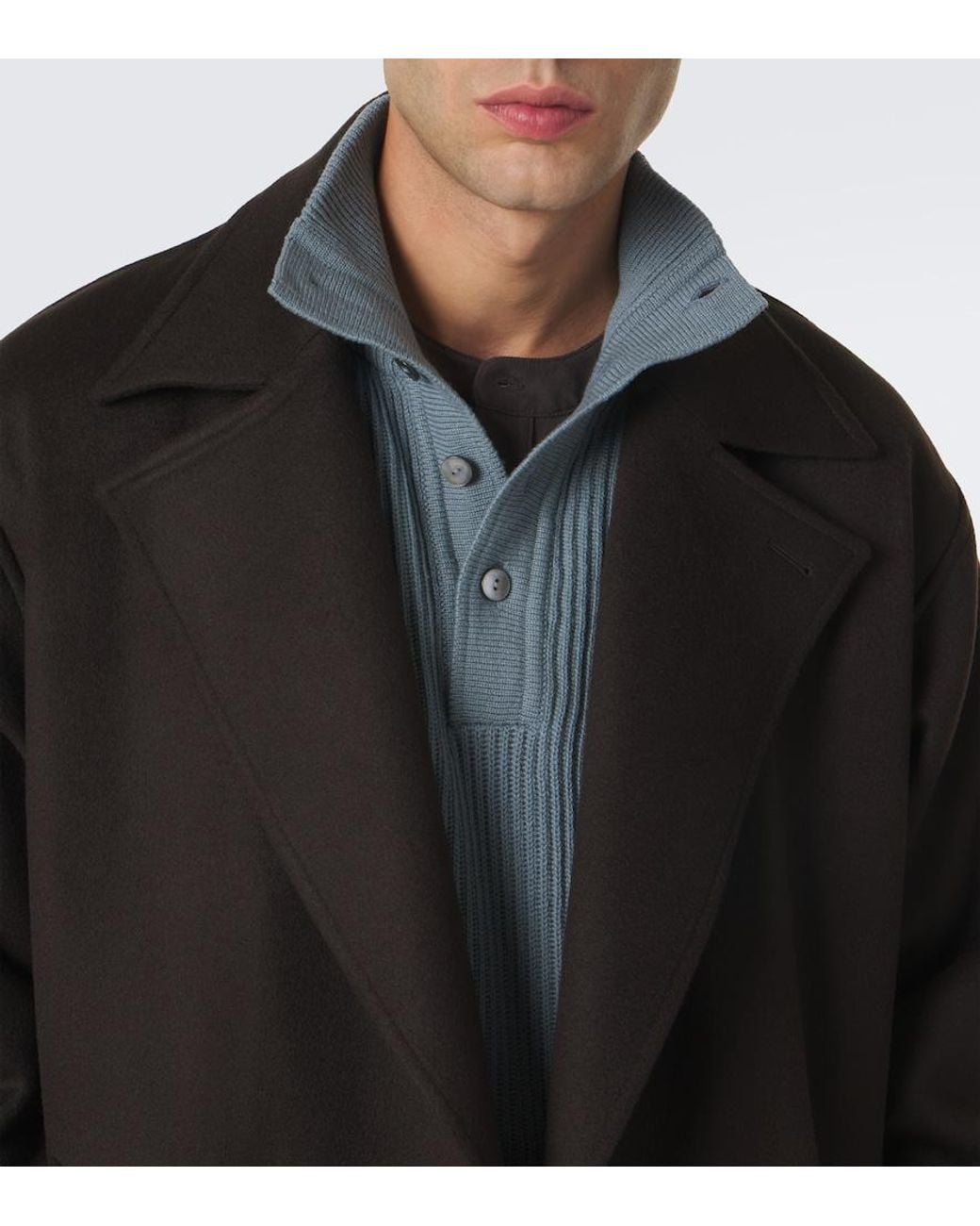STÒFFA Blue Cashmere Sweater for men